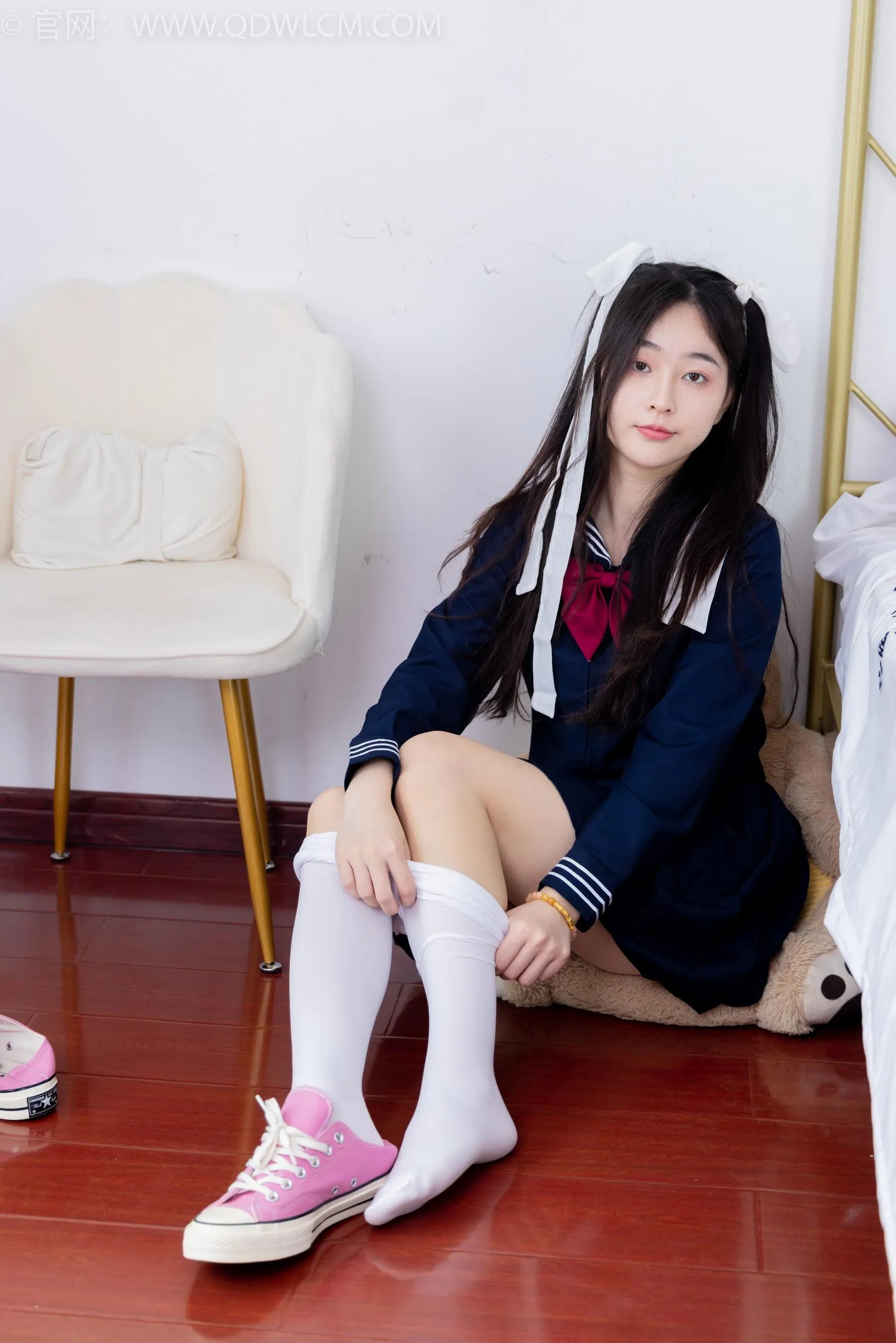 物恋传媒 NO.1544 美兔-学院少女 [151P]插图6